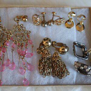 Lot of 5 Non-pierced Earrings